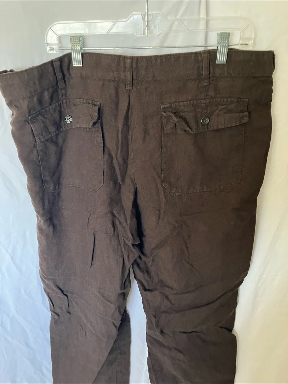 Banana Republic: Brown Linen Blend Pants- 38x32
